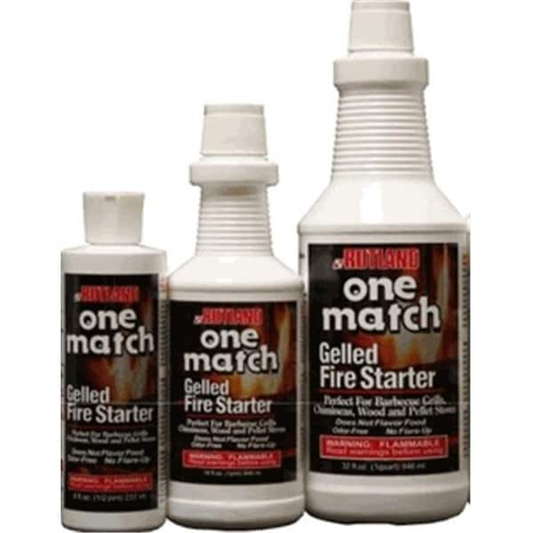Rutland RUTLAND One Match Fire Starter Gel 32 oz. Container 49Q Zoro